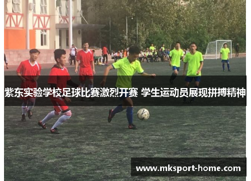 紫东实验学校足球比赛激烈开赛 学生运动员展现拼搏精神